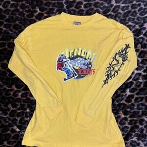 Y2k jnco aesthetic snake flame graphic